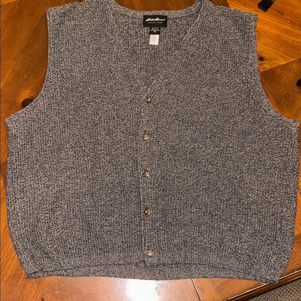 Eddie Bauer Gray Men's Sweater Vest